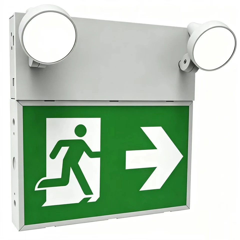 Dual Head Emergency Light